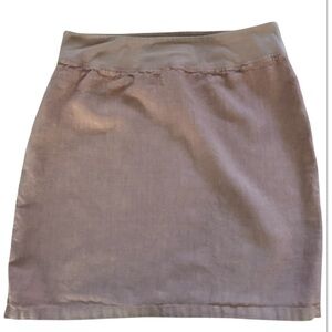 Ses Glass Lane 100% linen skirt size L in dusty pink color, see measurements